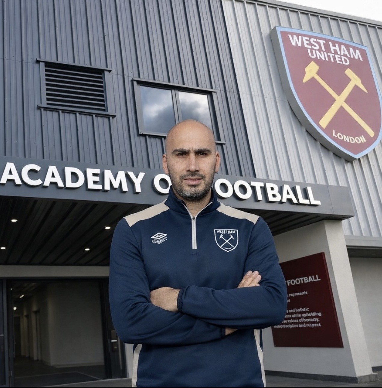 Mario Allen at West Ham United Academy